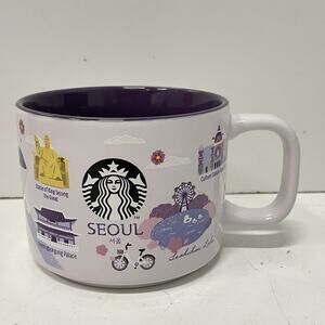 SEOUL KOREA STARBUCKS 2024 Purple Collectible Souvenir Mug Cup Travel 12oz